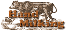 Welcome to Our Hand Milking Site